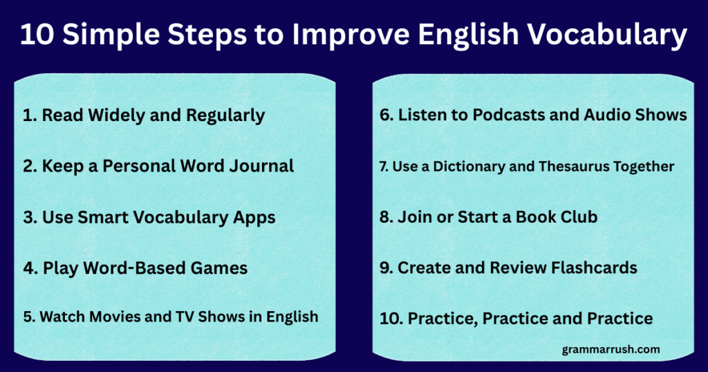 How to Improve English Vocabulary