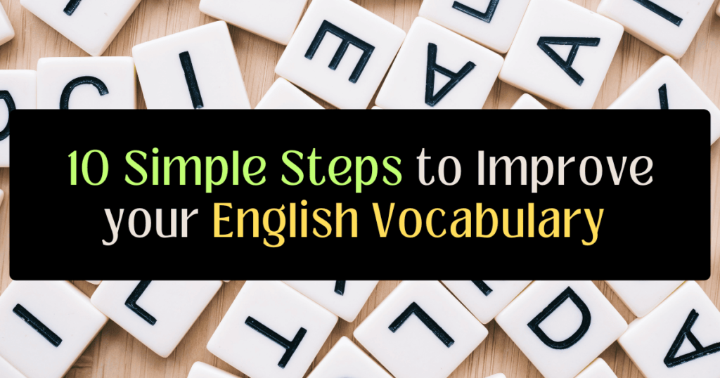 How to Improve English Vocabulary
